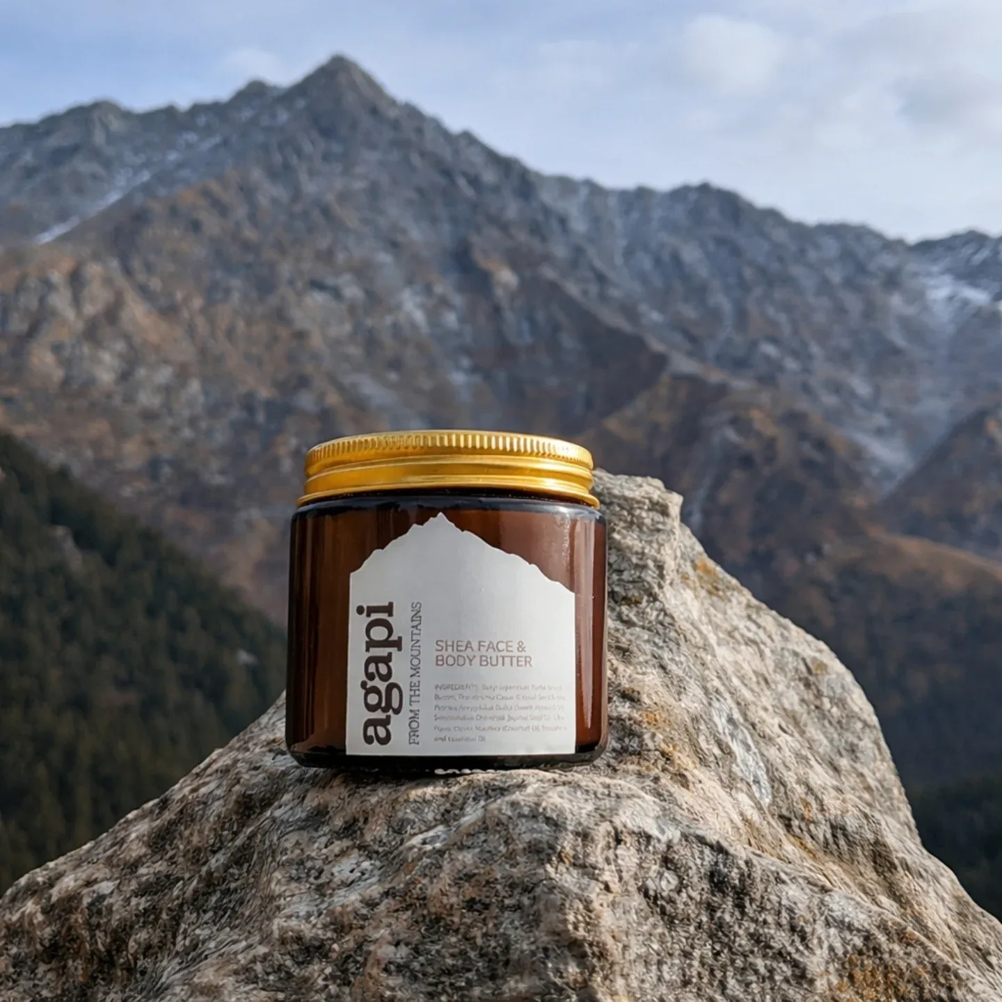 Shea body butter product photography