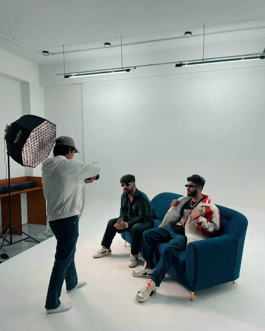 Commercial photography BTS