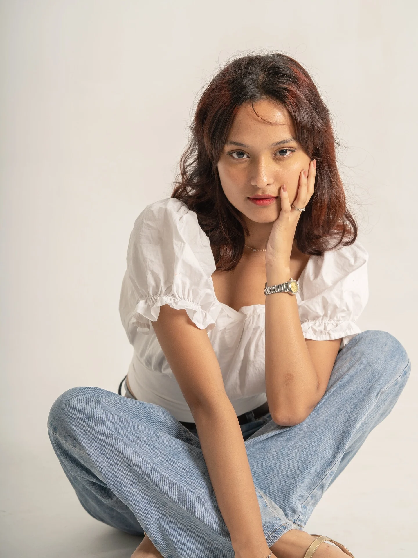 Professional fashion model shoot