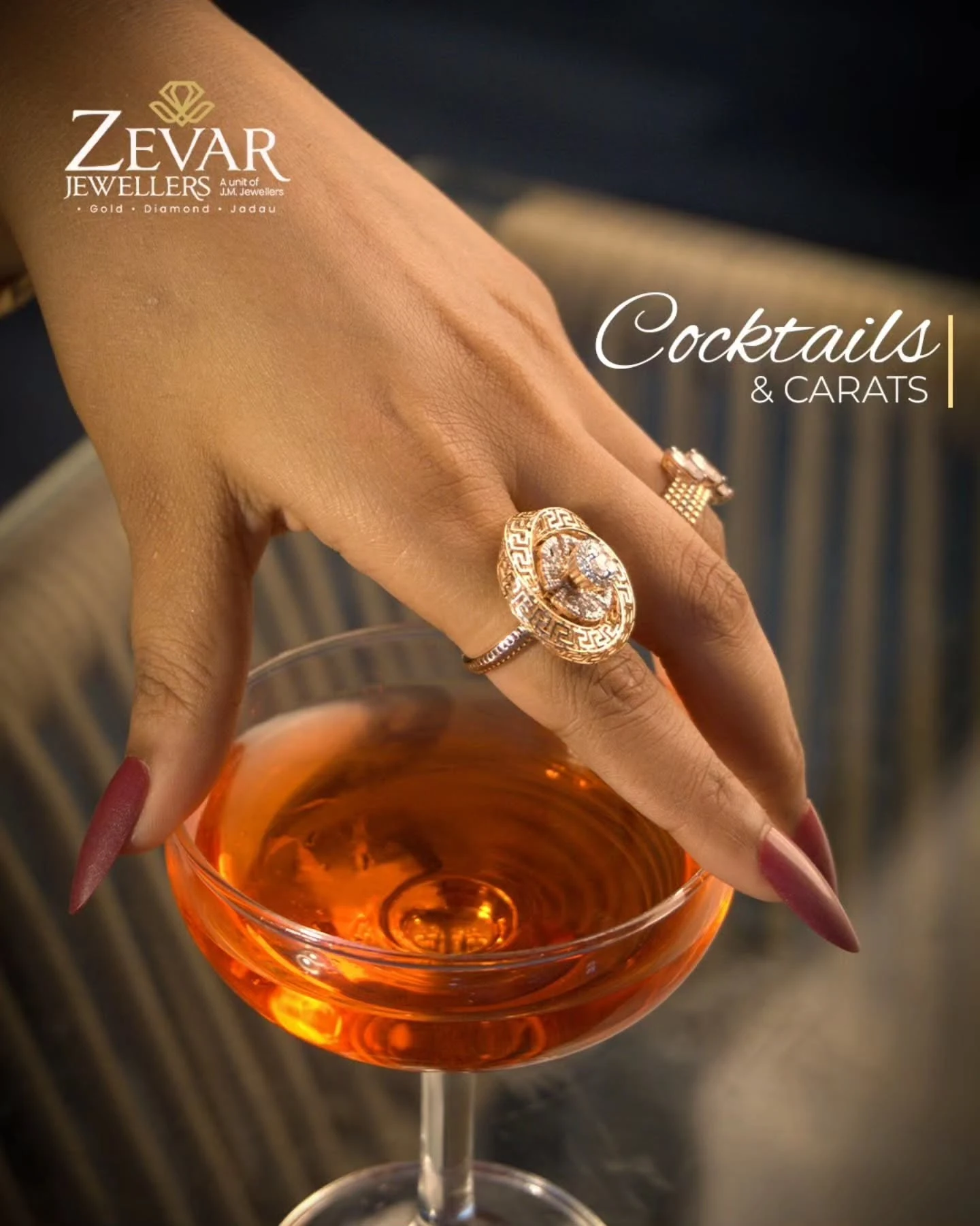 Gold ring commercial photography